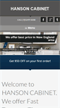 Mobile Screenshot of hansoncabinet.com
